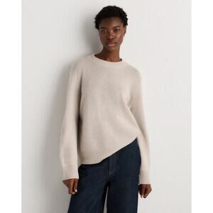 Quince Mongolian Cashmere Oversized Crewneck Sweater Size Small